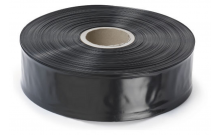 Gaine polyéthylène recyclé opaque noir, 100 microns