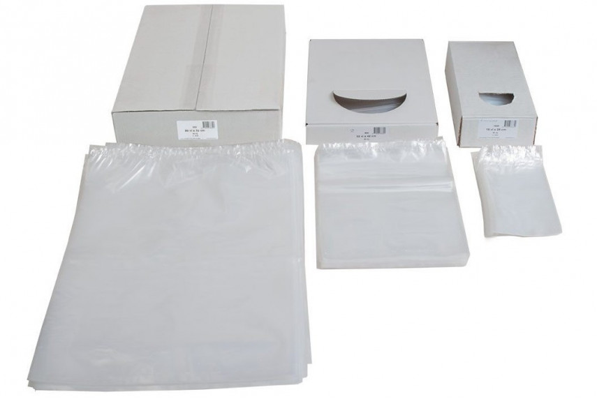 Polyethylene (PE) bags, 50 microns