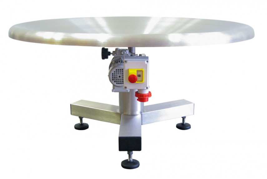 Table rotative concave