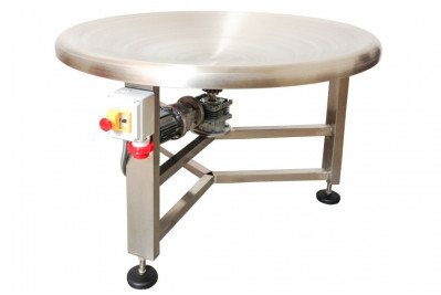 Table rotative concave pour produits lourds