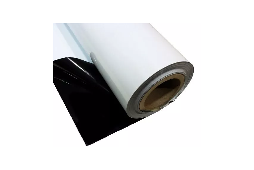 Film dossé polyéthylene (PE) , 50 microns, coextrudé extérieur blanc et intérieur noir