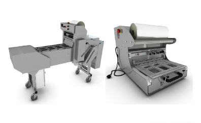 Semi-automatic tray sealer